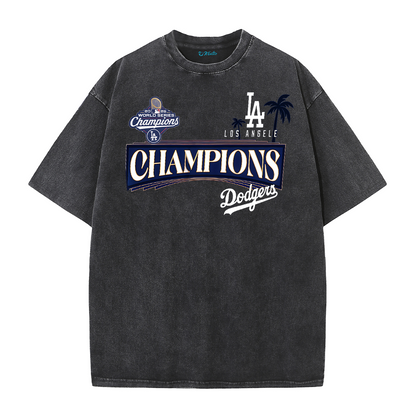 LA Championship Edition Double Print Graphic T-Shirt