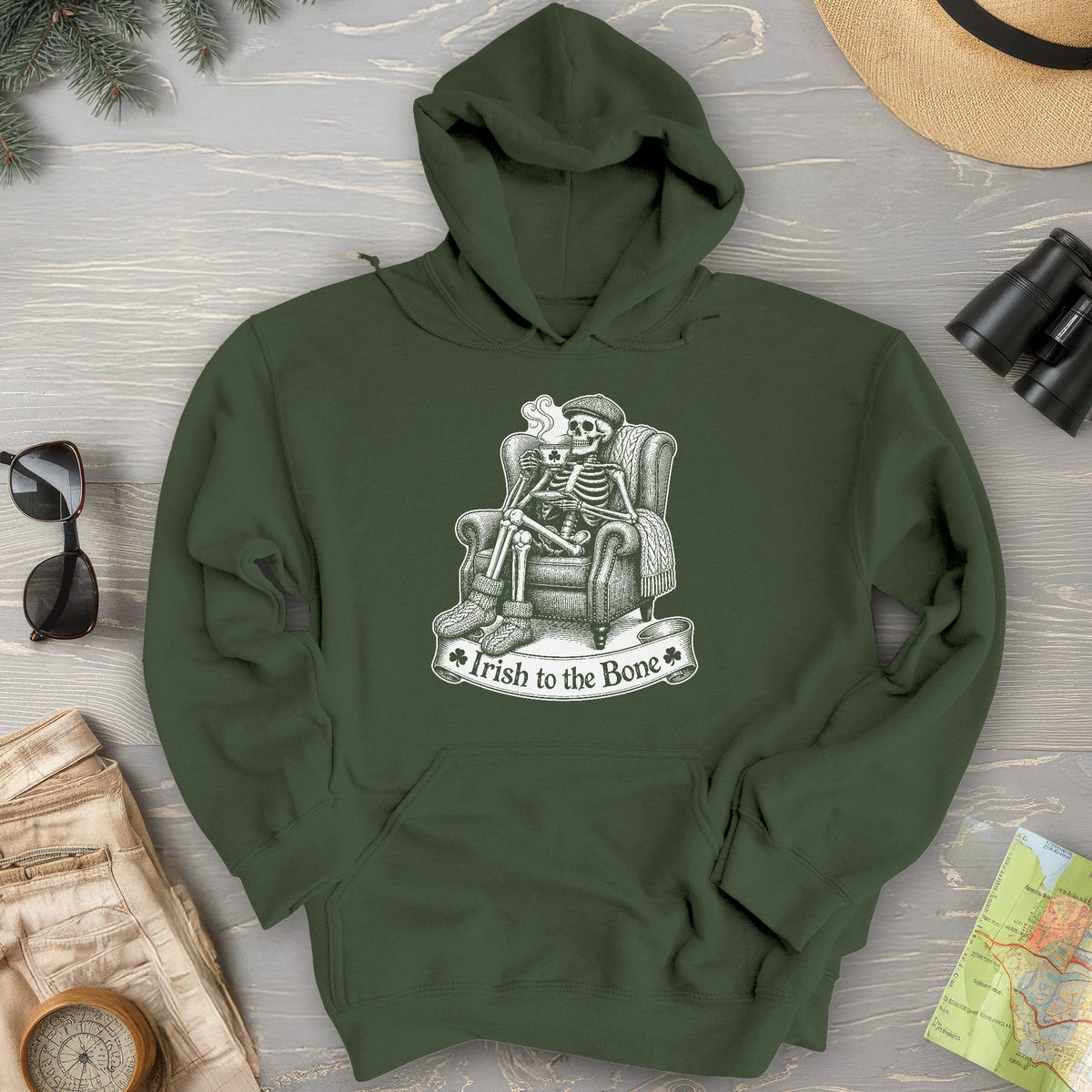 Irish Bone Tea Hoodie