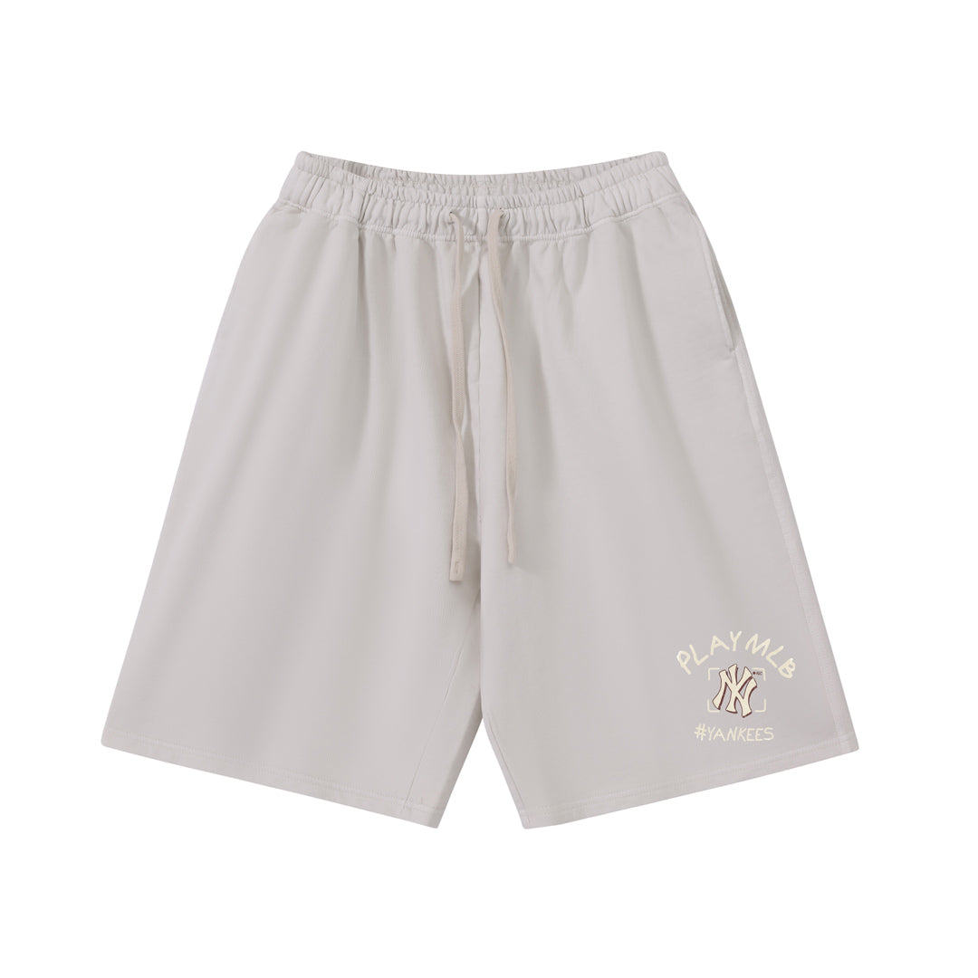 New York Inspired Play Ball Graphic Shorts