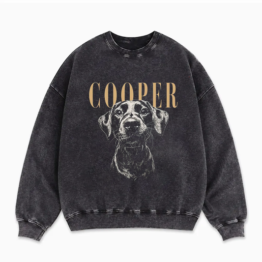Custom Dog Photo Sweatshirt