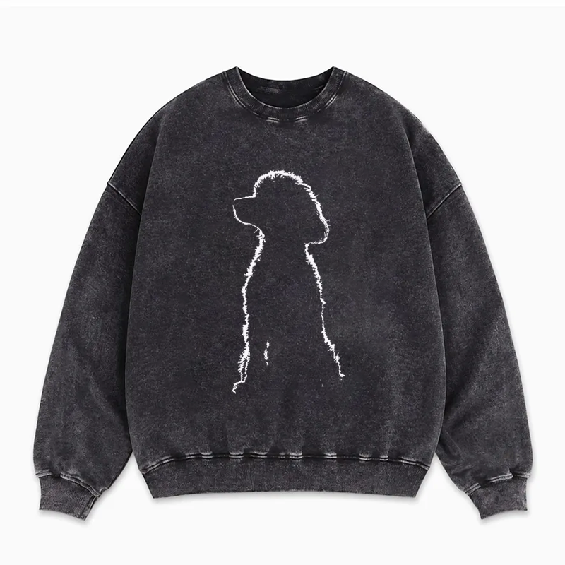 Poodle Dog Sweatshirt
