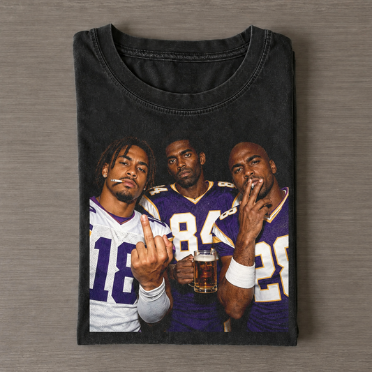 JJ & RM & AP Vikings Football Tee