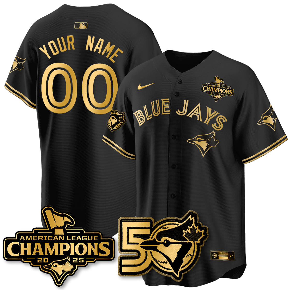 TOR 2026 Baseball Jersey – 50th Season Championship Edition – All Stitched