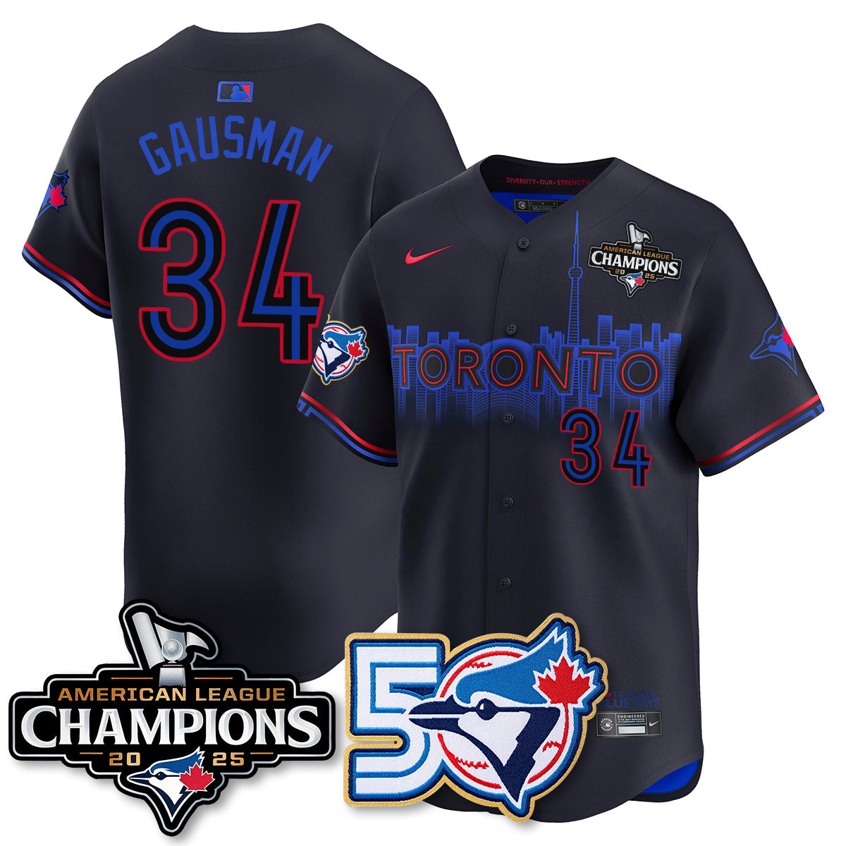 TOR 2026 Baseball Jersey – 50th Season Championship Edition – All Stitched