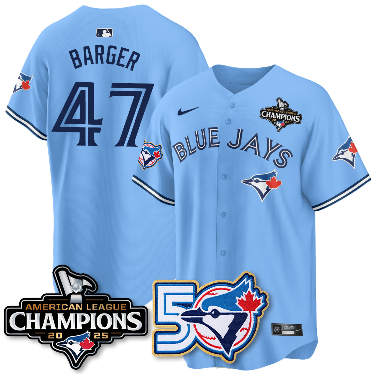 TOR 2026 Baseball Jersey – 50th Season Championship Edition – All Stitched