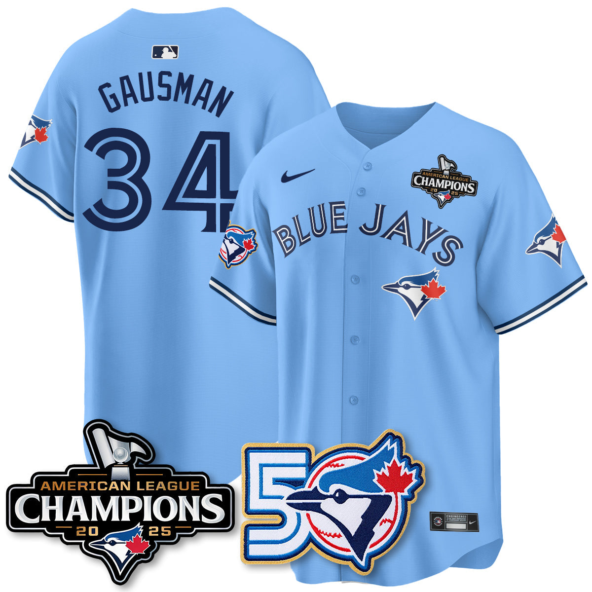 TOR 2026 Baseball Jersey – 50th Season Championship Edition – All Stitched
