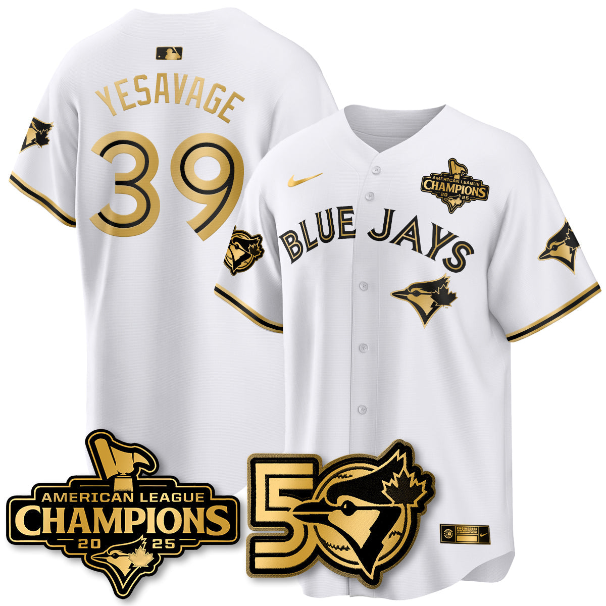 TOR 2026 Baseball Jersey – 50th Season Championship Edition – All Stitched