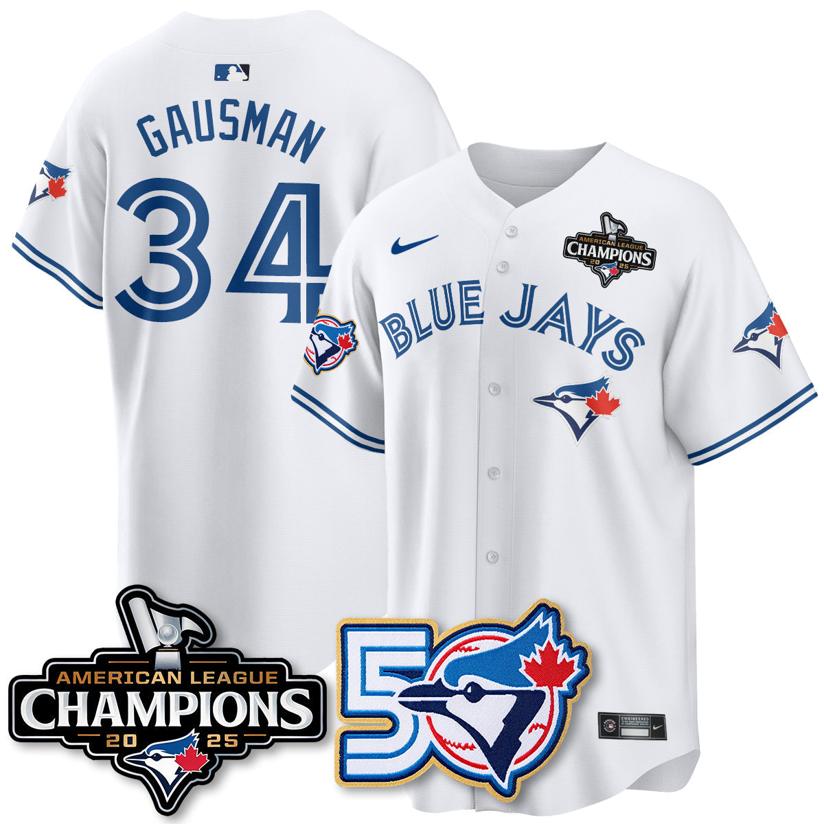 TOR 2026 Baseball Jersey – 50th Season Championship Edition – All Stitched