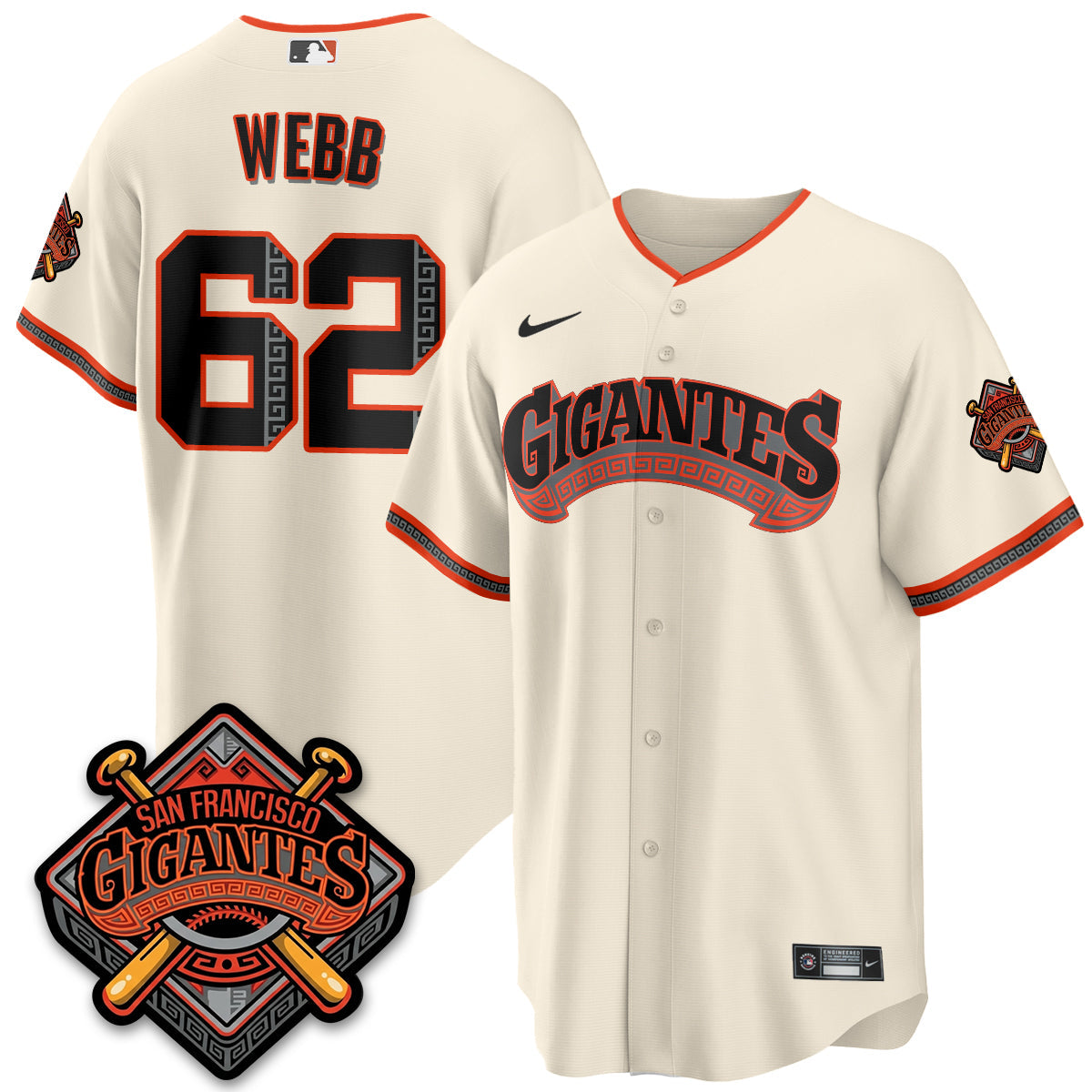 SF 2026 Baseball Jersey – Black & Gold Championship Edition – All Stitched