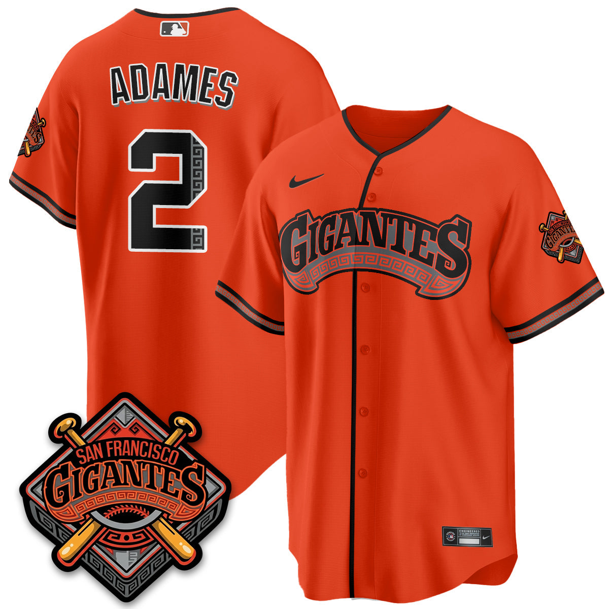 SF 2026 Baseball Jersey – Black & Gold Championship Edition – All Stitched