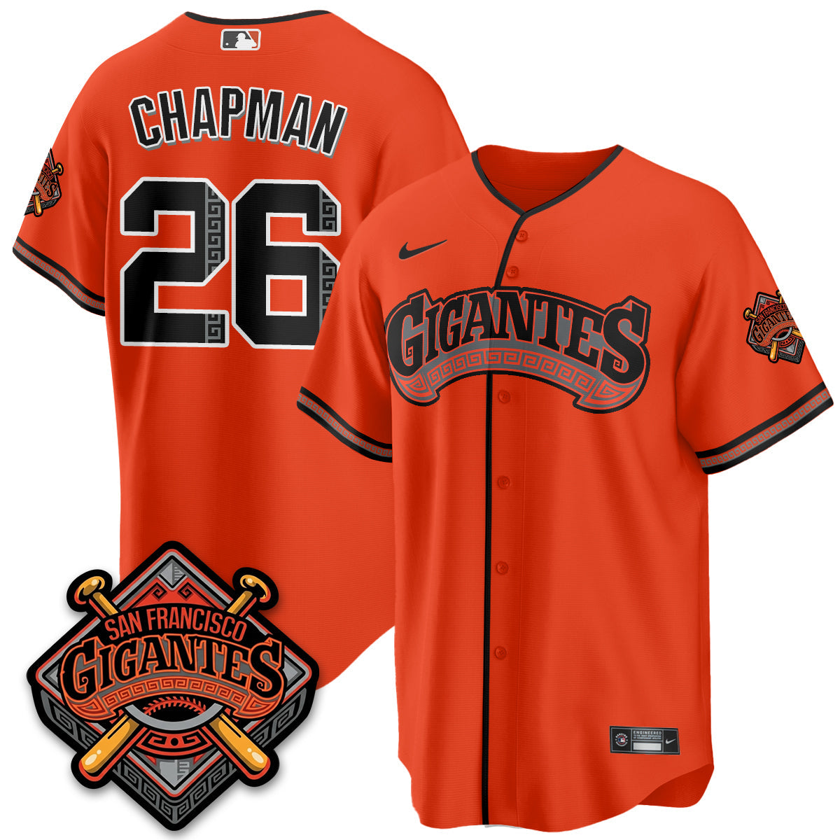 SF 2026 Baseball Jersey – Black & Gold Championship Edition – All Stitched