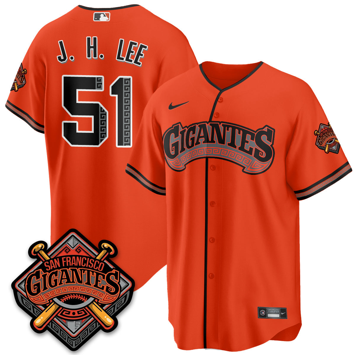 SF 2026 Baseball Jersey – Black & Gold Championship Edition – All Stitched