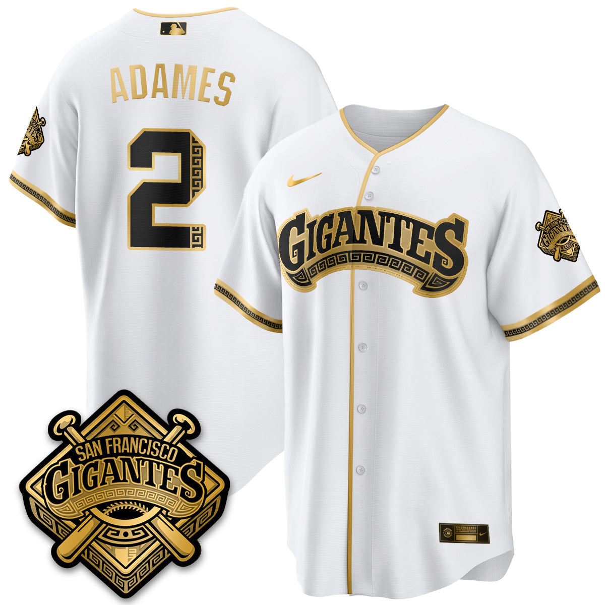 SF 2026 Baseball Jersey – Black & Gold Championship Edition – All Stitched