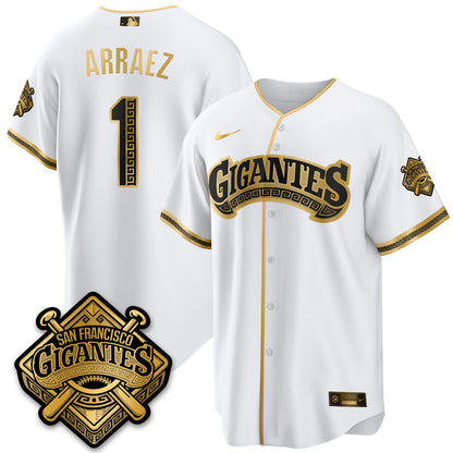 SF 2026 Baseball Jersey – Black & Gold Championship Edition – All Stitched