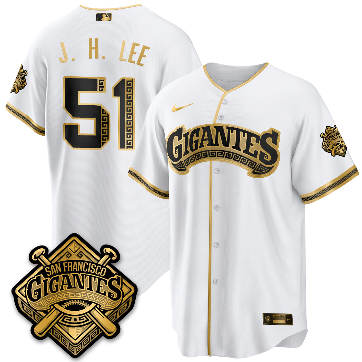 SF 2026 Baseball Jersey – Black & Gold Championship Edition – All Stitched