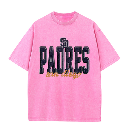 San Diego Classic Varsity Padres Graphic T Shirt
