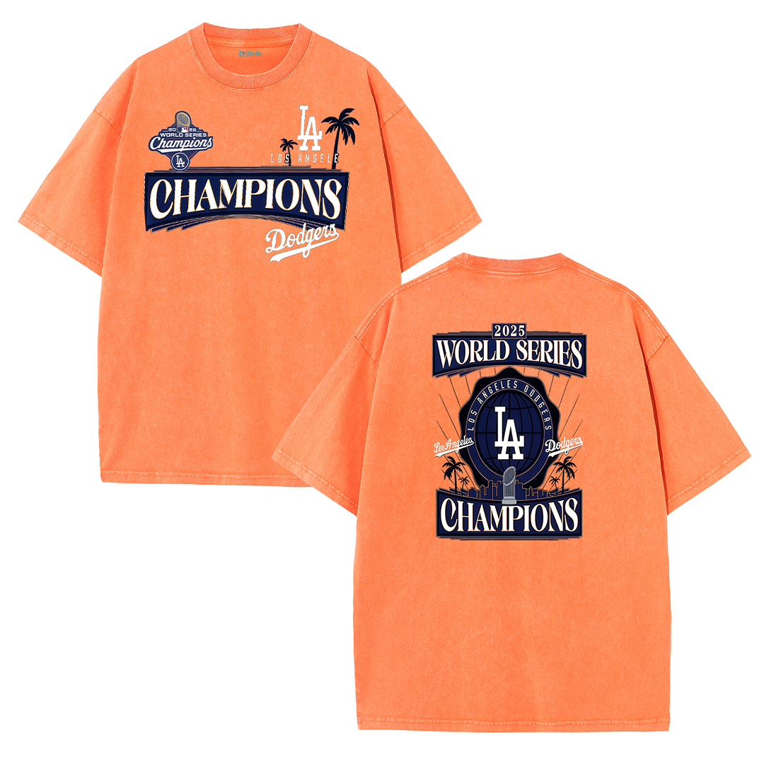 LA Championship Edition Double Print Graphic T-Shirt