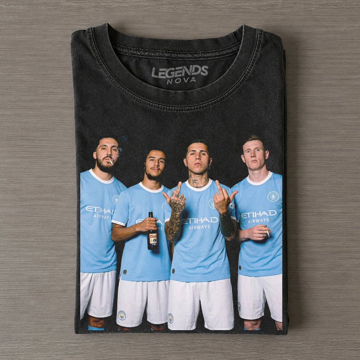 SA & PF & EF & KDB Man City T-shirt