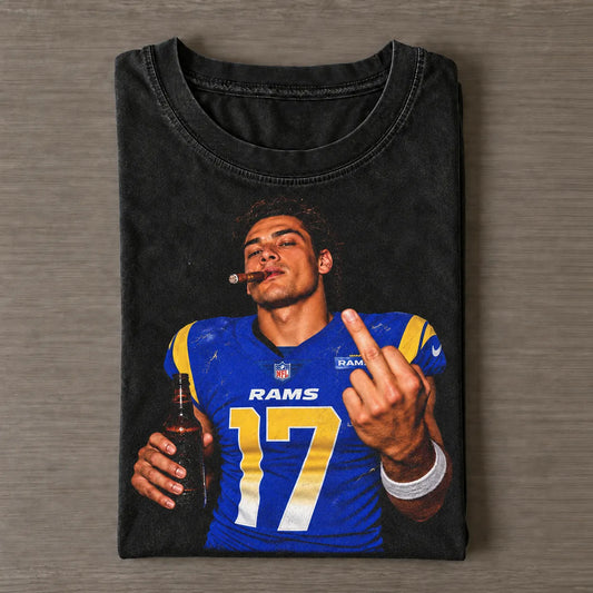 Vintage Puka Nacua LA Rams Football T-shirt