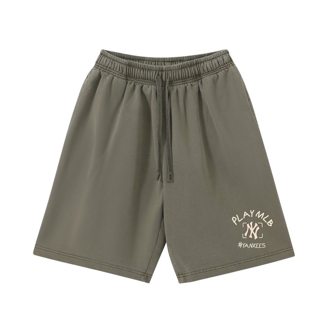 New York Inspired Play Ball Graphic Shorts