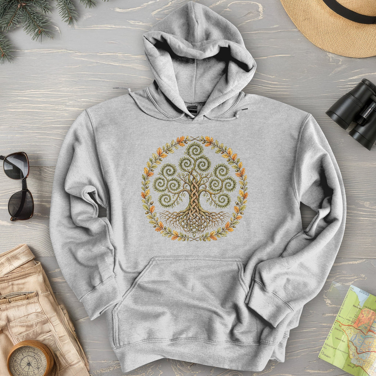 Triskele Tree Of Life Hoodie