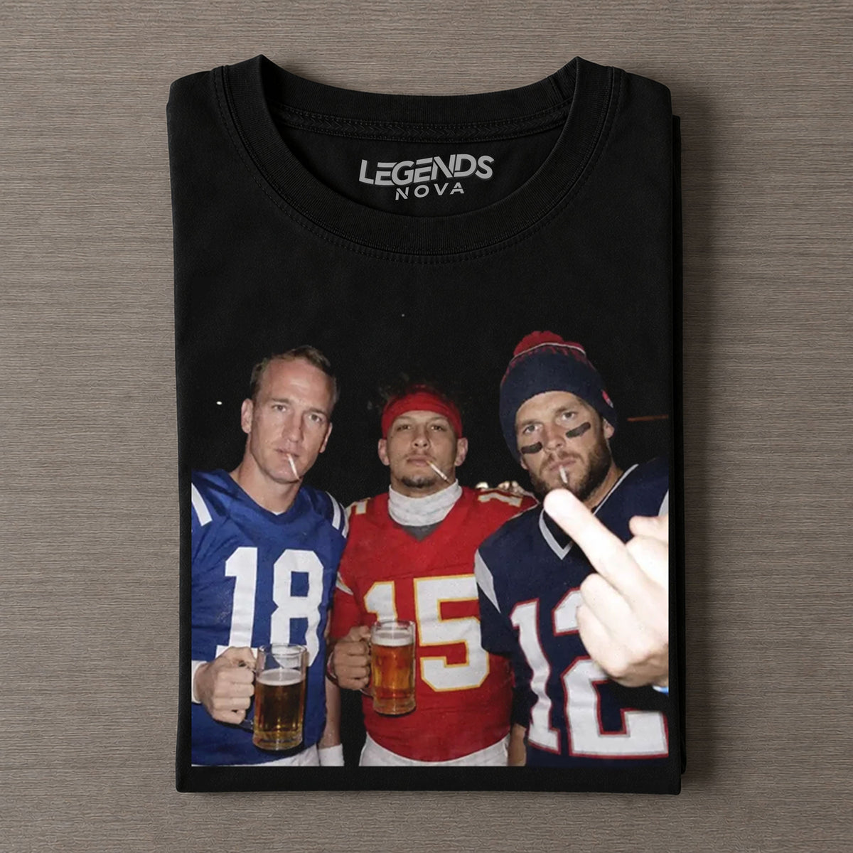 PM18 & PM15 & TB12 Football T-shirt