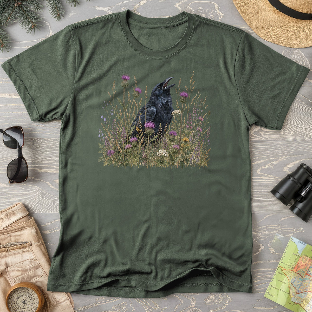 Botanical Raven T-Shirt