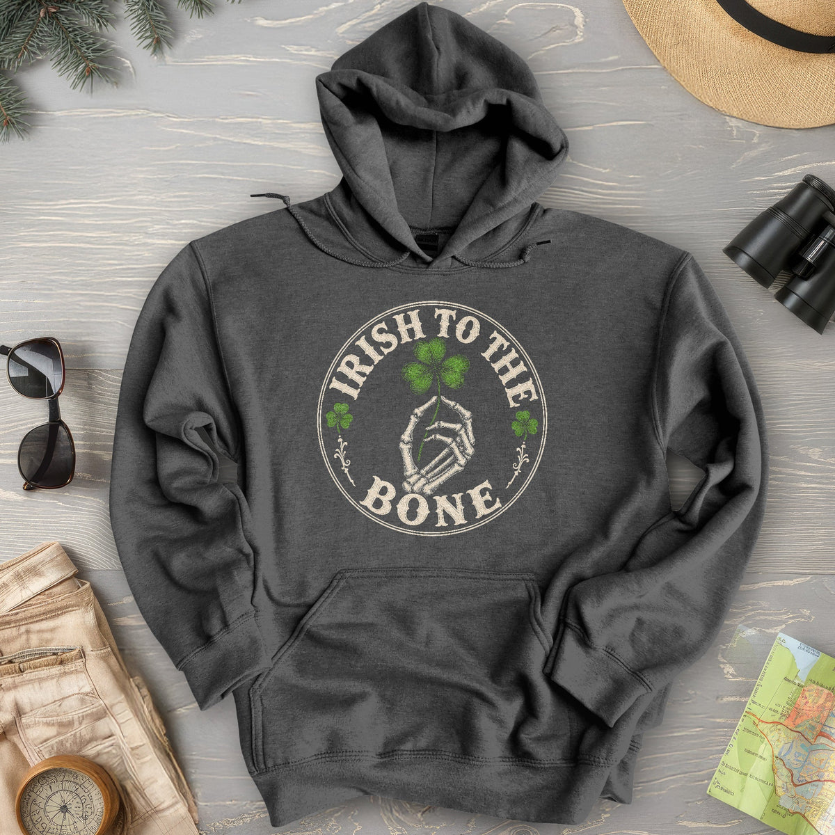 Irish Bone Hand Hoodie