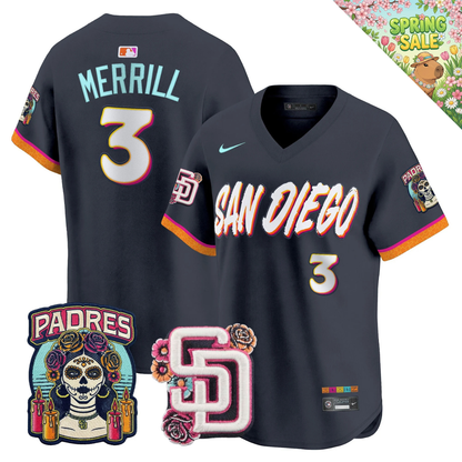 SD 2026 Baseball Jersey – City Connect Edition – All Stitched