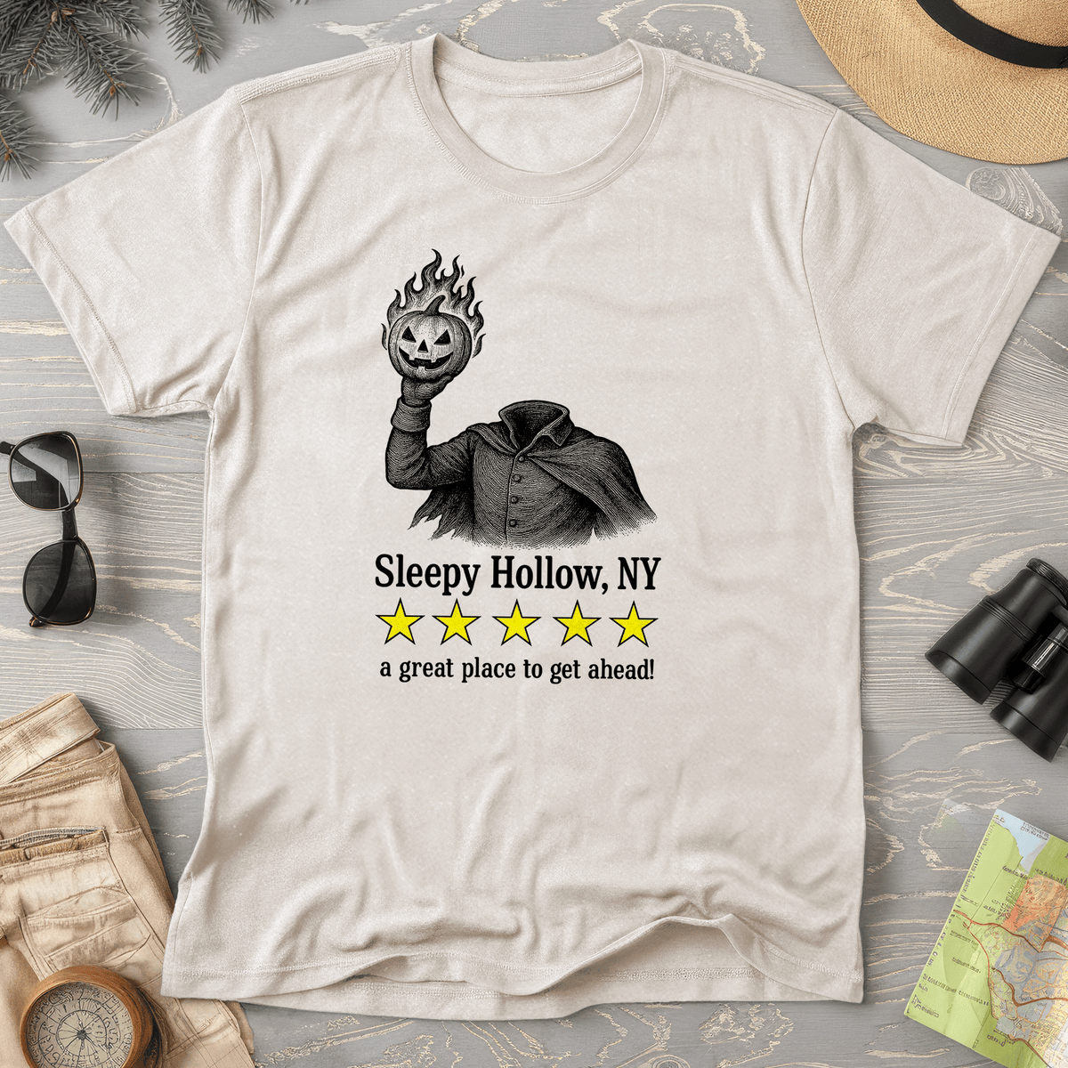 Sleep Hollow NY "5 Star Review" T-Shirt