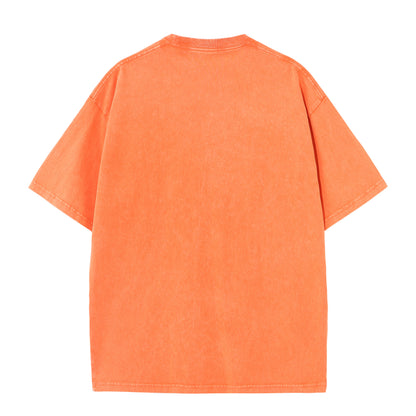 Classic Script Badge Graphic Vintage Washed T-Shirt