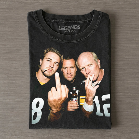 TB12 & BR7 & KP8 Steelers Football T-shirt