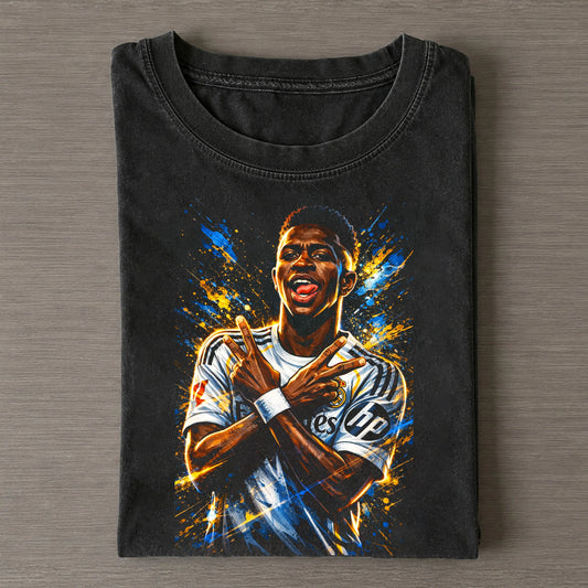 VJ Splash Art Real Madrid Vintage Washed Tee