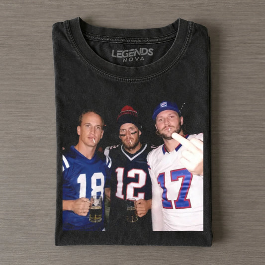 PM18& TB12 & JA17 Football T-shirt
