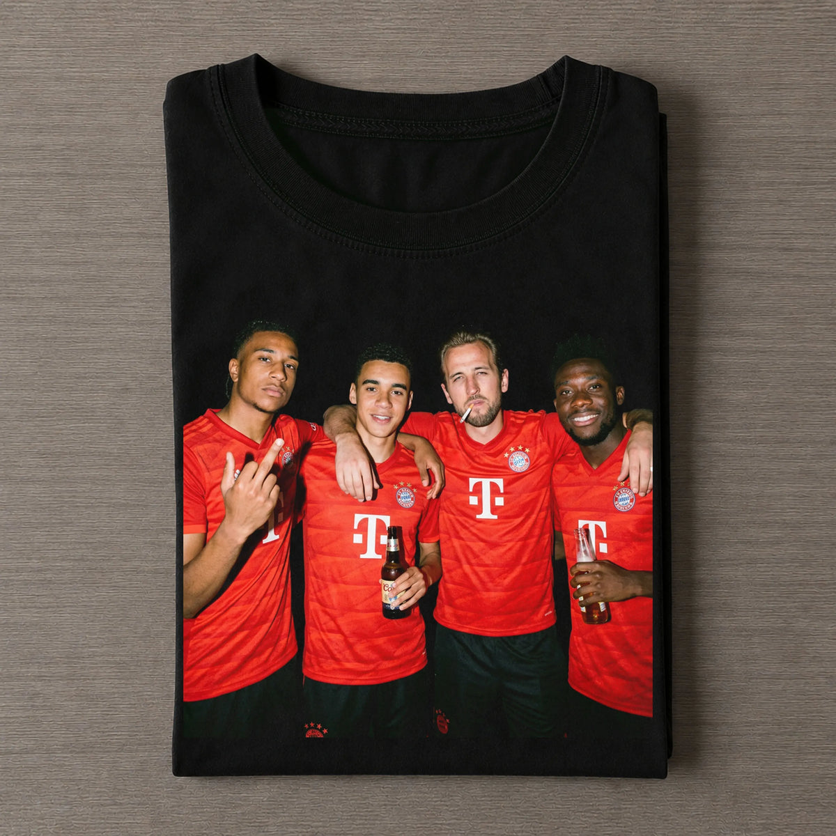 MO & JM & HK &AD Bayern Soccer T-shirt