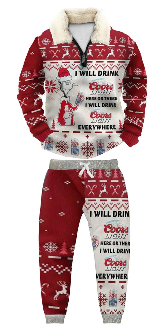 Ugly Quarter Zip Sweatshirt & Sweatpant Set ee94