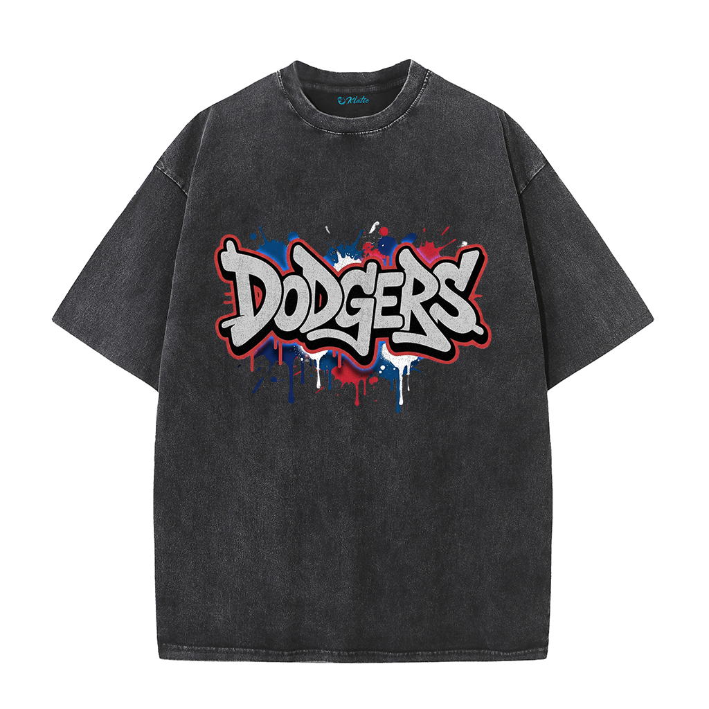Los Angeles Graffiti Style Lettering Graphic T-Shirt