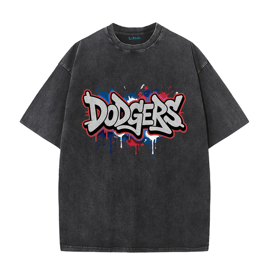 Los Angeles Graffiti Style Lettering Graphic T-Shirt