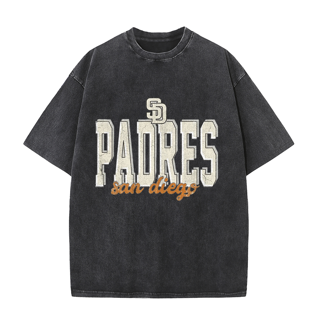 San Diego Classic Varsity Padres Graphic T Shirt