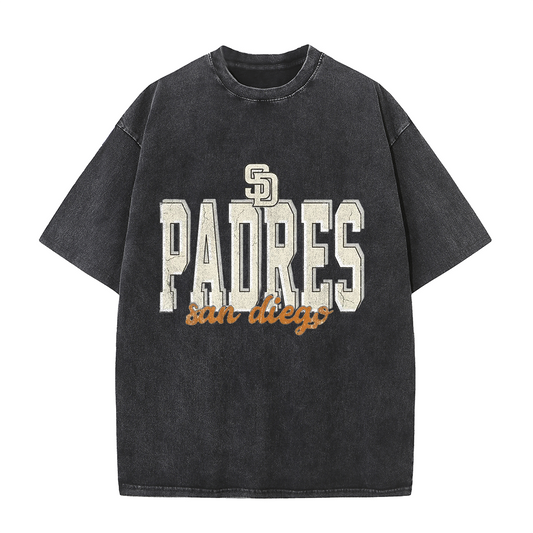 San Diego Classic Varsity Padres Graphic T Shirt