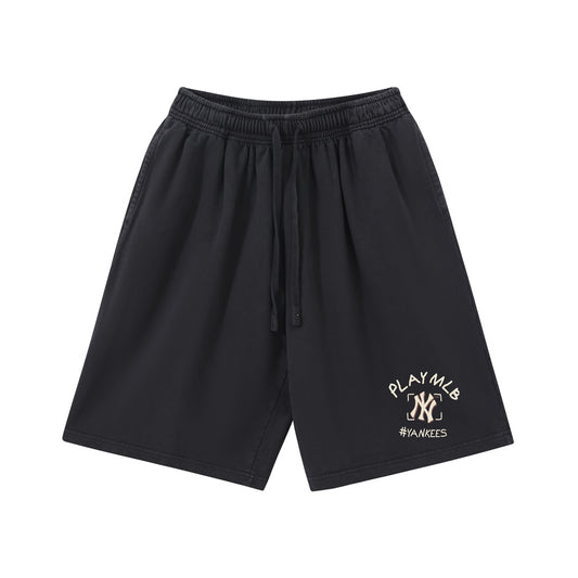 New York Inspired Play Ball Graphic Shorts