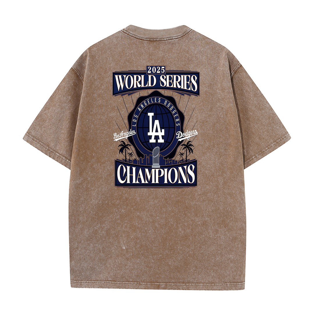 LA Championship Edition Double Print Graphic T-Shirt