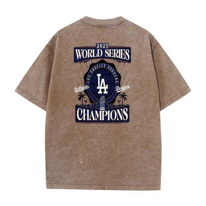 LA Championship Edition Double Print Graphic T-Shirt