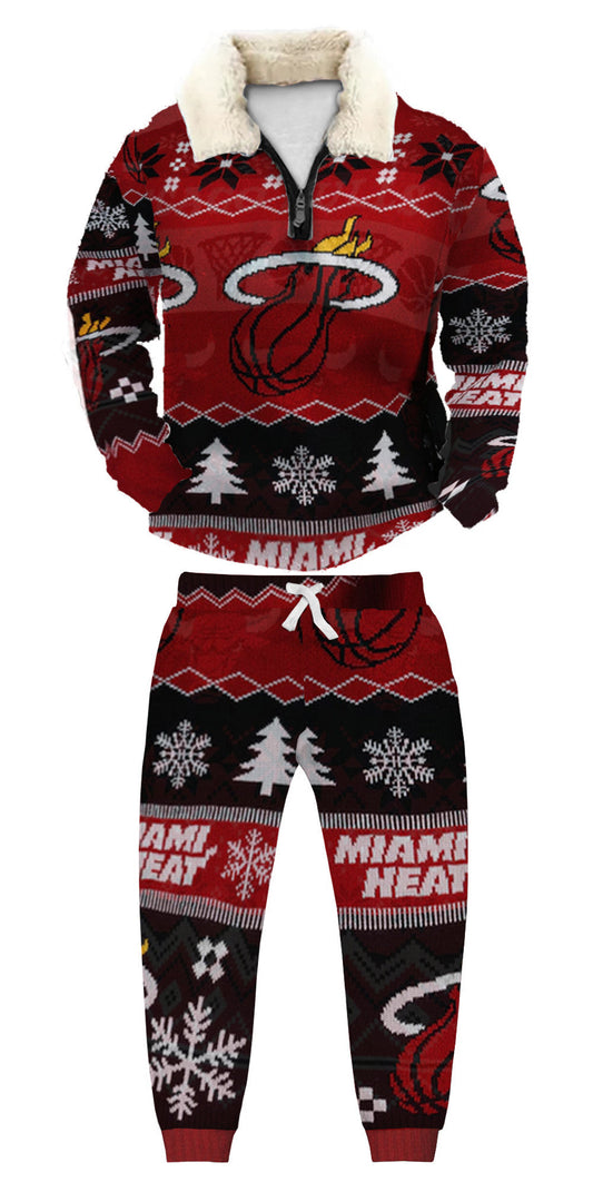 Ugly Quarter Zip Sweatshirt & Sweatpant Set 7c1c