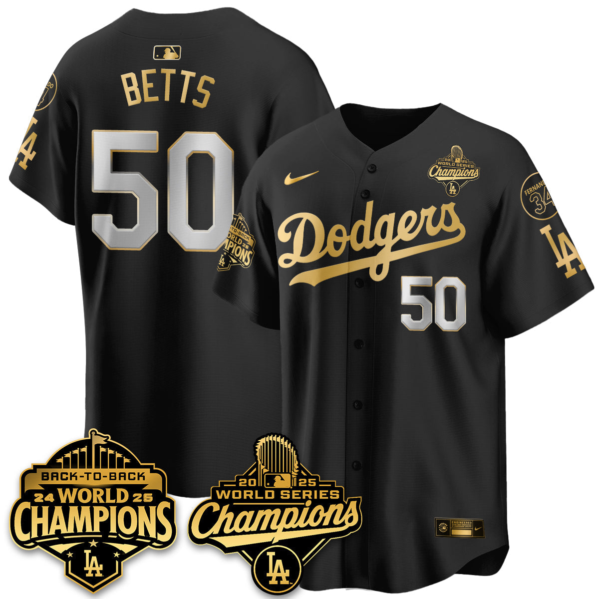 LAD 2026 Baseball Jersey – Championship Edition – All Stitched