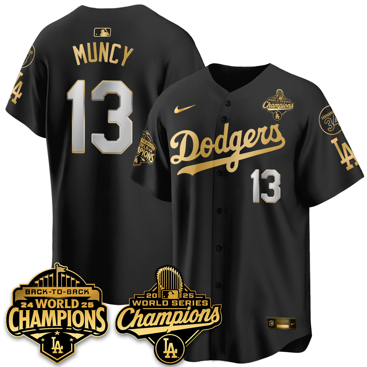 LAD 2026 Baseball Jersey – Championship Edition – All Stitched