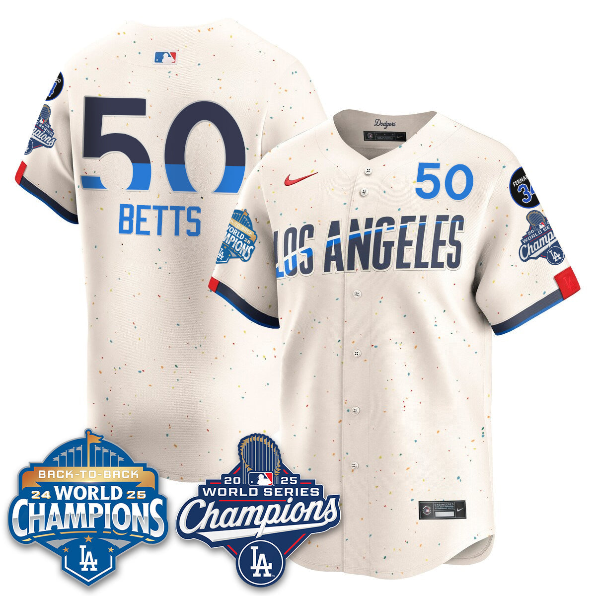 LAD 2026 Baseball Jersey – Championship Edition – All Stitched