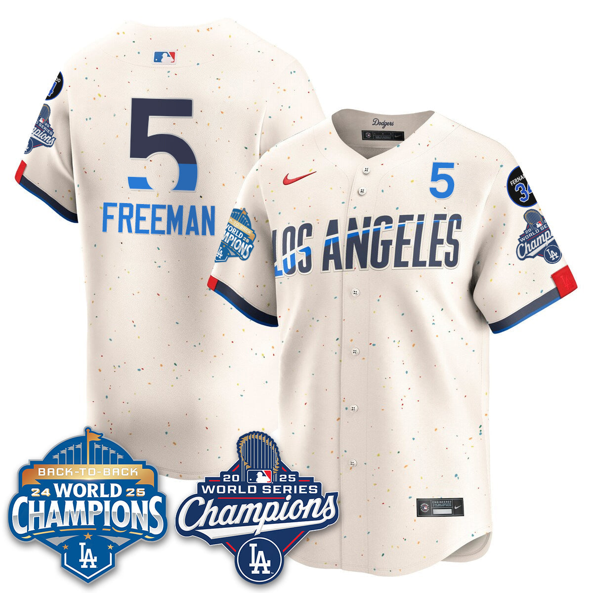 LAD 2026 Baseball Jersey – Championship Edition – All Stitched