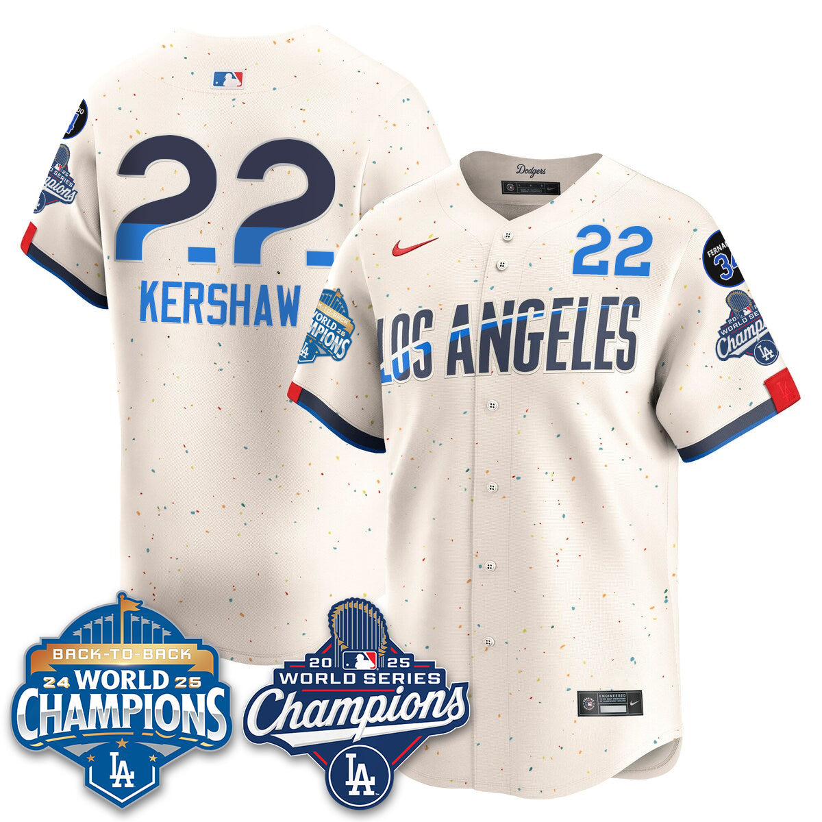 LAD 2026 Baseball Jersey – Championship Edition – All Stitched