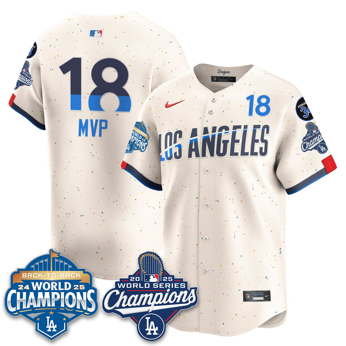 LAD 2026 Baseball Jersey – Championship Edition – All Stitched